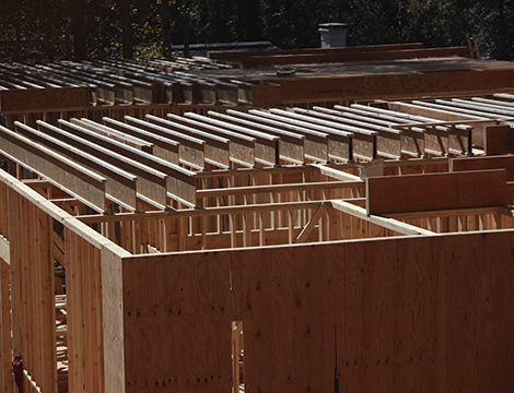 Trave in legno microlamellare - JOIST - Georgia Pacific - in legno massiccio / a I