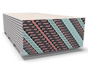 Lastra in cartongesso idrorepellente - TOUGHROCK® MOLD-GUARD™ - Georgia Pacific - con certificazione Greenguard® / per interni