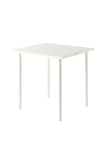 Tavolo design - PATIO CAFE - TOLIX - in acciaio inossidabile / con supporto in acciaio inossidabile / rettangolare