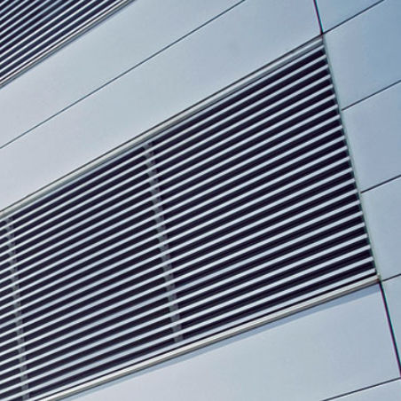 Griglia di ventilazione in metallo - C/S LOUVERS - Centria Architectural Systems - lineare / per esterni / per facciate