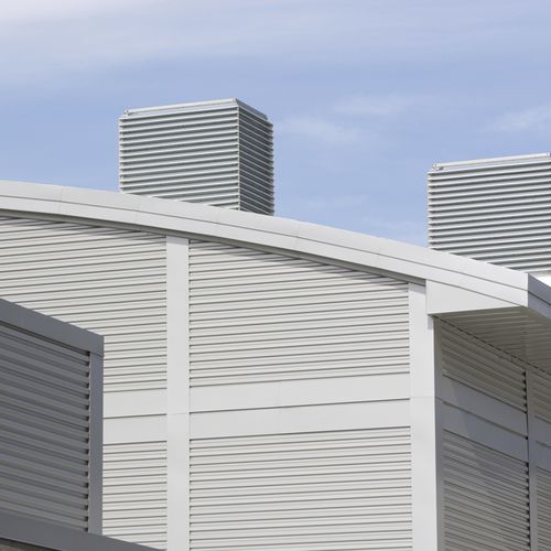 Rivestimento di facciata in pannelli - CASCADE™ : CC-260 - Centria Architectural Systems - in acciaio galvanizzato / in lamiera grecata
