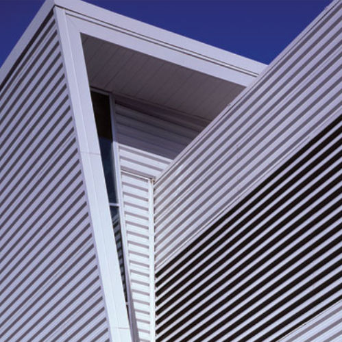 Griglia di ventilazione in alluminio - SERIES LOUVERS - Centria Architectural Systems - rettangolare / lineare / per esterni