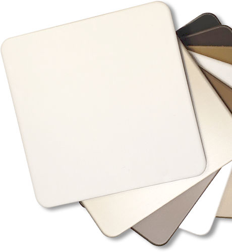Rivestimento di facciata in materiale composito - FROST ™  - Alpolic - in metallo / in alluminio / liscio