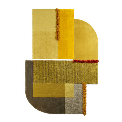 Tappeto design originale - Selce - indikon srl - personalizzabile / in lana della Nuova Zelanda / in lino