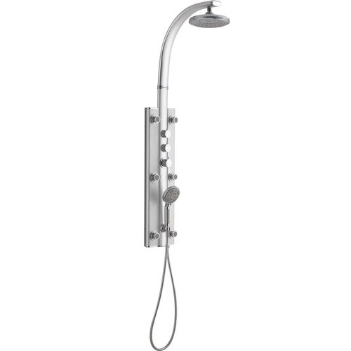 Colonna doccia termostatica - SHCM-25780 - DreamLine - in alluminio / finitura cromata / da parete