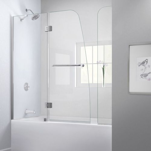 Sopravasca battente - AQUA EXTENDER - DreamLine - fisso / in vetro temprato / senza telaio