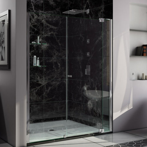 Parete doccia pivotante - ALLURE - DreamLine - a nicchia / in vetro temprato