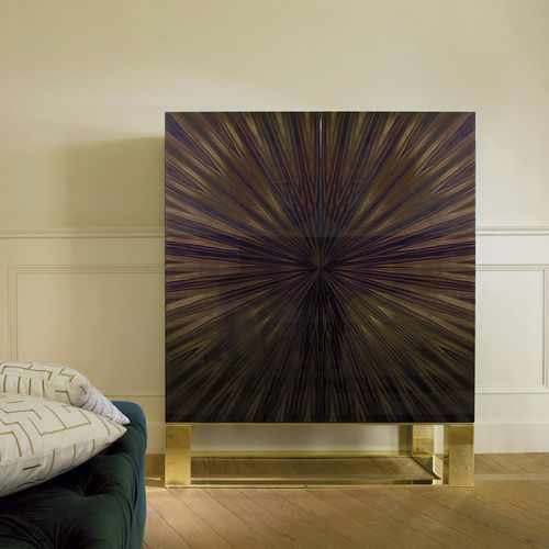 Credenza alta - GERARD - DOM edizioni - contemporanea / in legno / in metallo