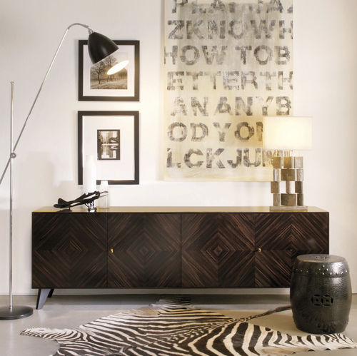 Credenza contemporanea - MICHEL MEDIO - DOM edizioni - in ebano