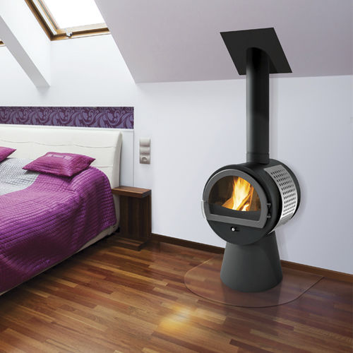 Stufa a legna - OTENTIC - ATELIERS FRANCE TURBO - 6 kW / 8 kW / contemporanea