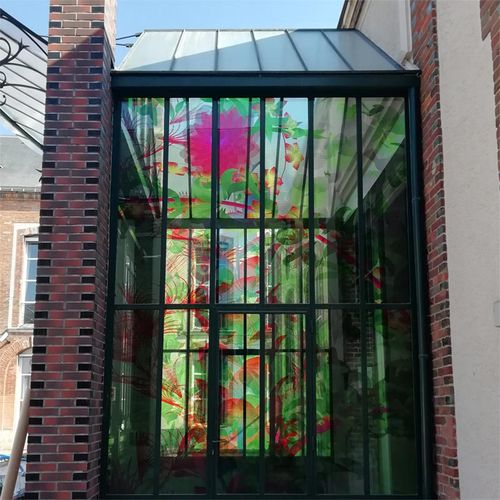 Pellicola decorativa per applicazione su vetro - LUMIÈRE & TRANSPARENCE - GLACE CONTROLE - trasparente / stabile ai raggi UV / con motivi personalizzabili