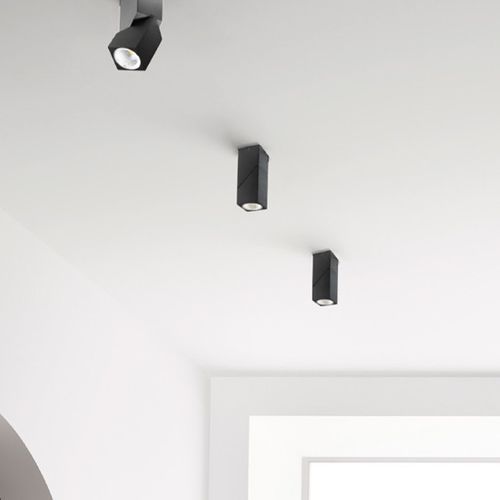 Faretto da soffitto - DIPPY - Pan S.r.l. - a muro / LED / cubo
