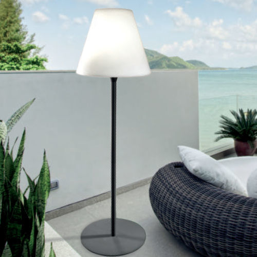 Lampada da terra - PASCIÀ - Pan S.r.l. - in metallo laccato / in termoplastica / contemporanea