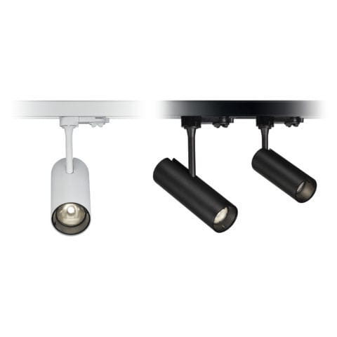 Faretti a binario LED - SLIM  - Pan S.r.l. - tondo / in alluminio / contract