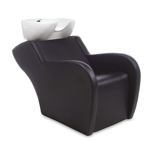 Lavatesta in ecopelle - CLUBWASH - Gamma & Bross - in ceramica / 1 posto