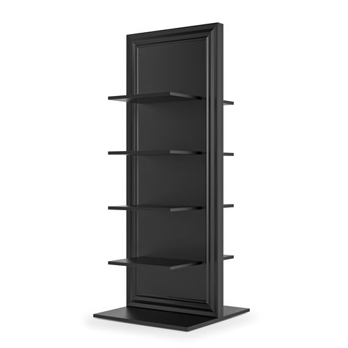 Espositore per prodotti di bellezza - JADORE 2 - Gamma & Bross - in legno / a doppia faccia / 4 ripiani