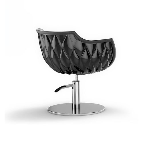 Poltrona da parrucchiere design originale - PEARL - Gamma & Bross - in vinile / polimerica / con pompa idraulica
