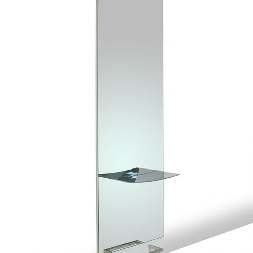 Mobile da toeletta contemporaneo - GAVA046PL - Gamma & Bross - in alluminio / da parete / per parrucchiere