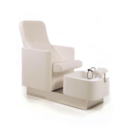 Poltrona spa pedicure in vinile - HYDROLOUNGE - Gamma & Bross - con poggiapiedi / girevole / con braccioli