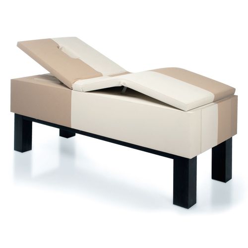 Lettino per massaggi elettrico - MONOLITH MAC - Gamma & Bross - in legno / in vinile / con contenitore