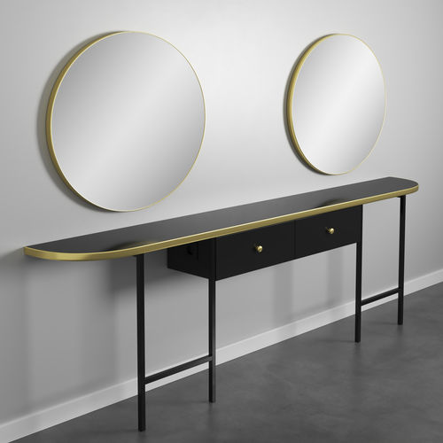 Mobile da toeletta contemporaneo - BETELGEUSE  - Gamma & Bross - in laminato / in alluminio / da parete