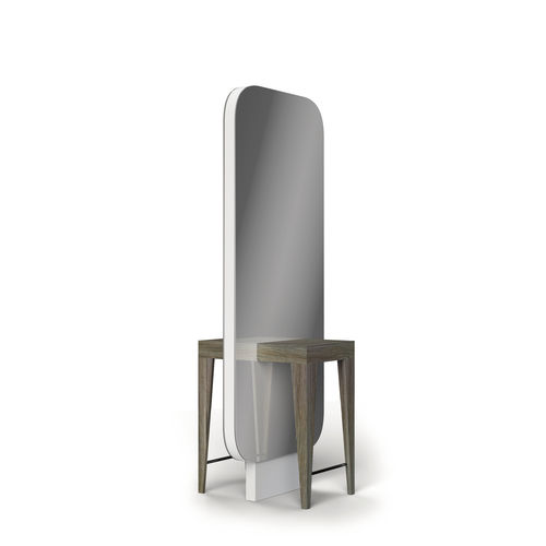 Mobile da toeletta contemporaneo - MADISON DOUBLE - Gamma & Bross - in legno / da parete / per parrucchiere
