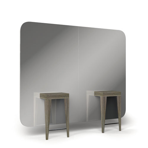 Mobile da toeletta contemporaneo - MADISON INFINITE 2P - Gamma & Bross - in legno / in alluminio / da parete
