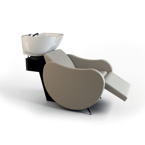 Lavatesta con poggiapiedi - MAMBOWASH SHIATSU - Gamma & Bross - in ceramica / 1 posto