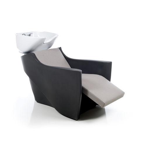 Lavatesta con poggiapiedi - MUUMUU SHIATSU - Gamma & Bross - in ceramica / 1 posto