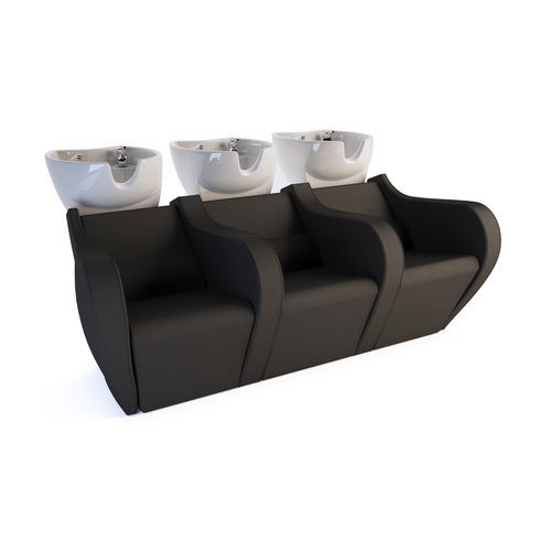 Lavatesta con poggiapiedi - CELEBRITY PRIME SHIATSU SOFA 3P - Gamma & Bross - in ceramica / 3 posti
