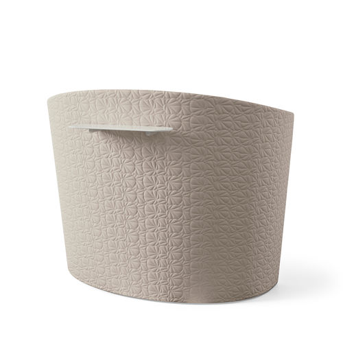 Banco reception curvo - GUILDFORD 150 - Gamma & Bross - in ecopelle / per parrucchiere