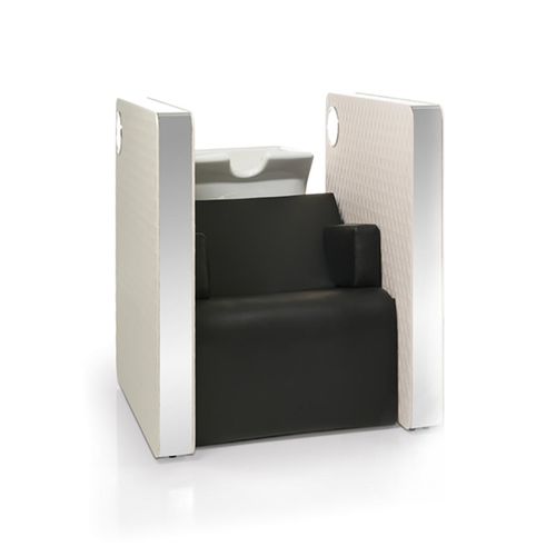 Lavatesta con poggiapiedi - VIP LOUNGE - Gamma & Bross - in ecopelle / in ceramica / 1 posto