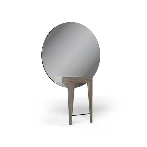 Mobile da toeletta contemporaneo - MADISON ROUND - Gamma & Bross - in legno / da parete / per parrucchiere