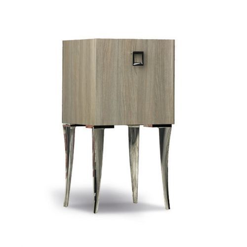 Mobile contenitore con piedi - GLEG - Gamma & Bross - per parrucchiere / per centro estetico / cubo
