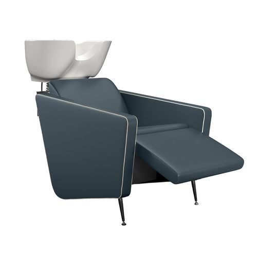 Lavatesta con poggiapiedi - IONIANWASH SHIATSU - Gamma & Bross - in ecopelle / in ceramica / 1 posto
