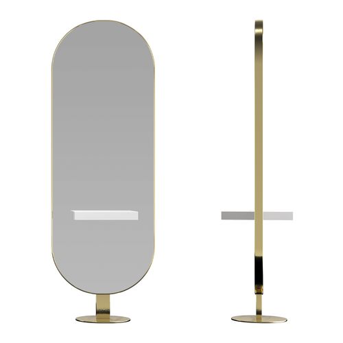Mobile da toeletta contemporaneo - OBLONGATE - Gamma & Bross - in acrilico / per parrucchiere / per centro estetico