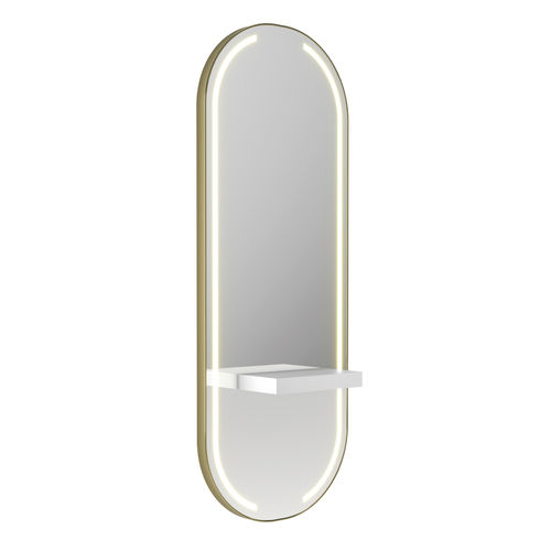 Mobile da toeletta contemporaneo - OBLONG LED - Gamma & Bross - in acrilico / da parete / per parrucchiere