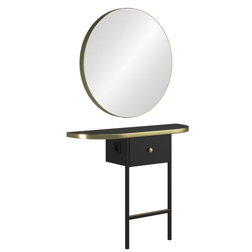 Mobile da toeletta Art Deco - BETELGEUSE 1P - Gamma & Bross - in melaminico / a muro / per parrucchiere