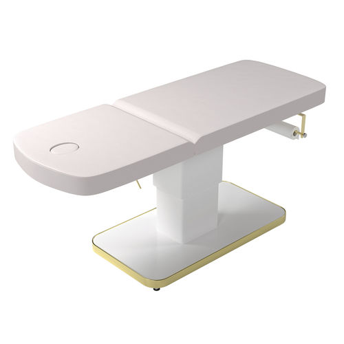 Lettino per massaggi elettrico - XELY - Gamma & Bross - pieghevole / in ecopelle / ad altezza regolabile