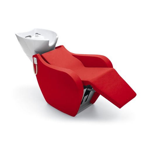 Lavatesta con poggiapiedi - CELEBRITYWASH SHIATSU - Gamma & Bross - in ceramica / 1 posto