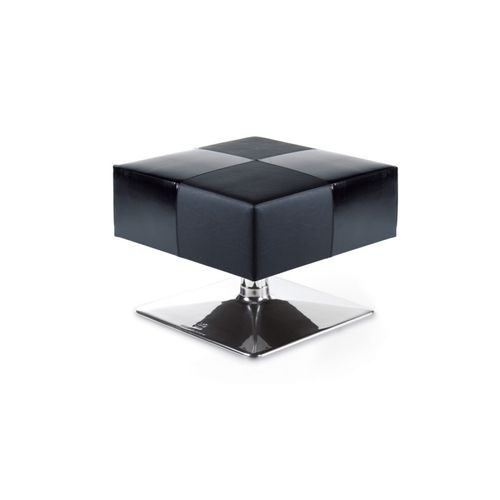 Pouf contemporaneo - BLACK DESIGN - Gamma & Bross - in legno / in alluminio / in vinile