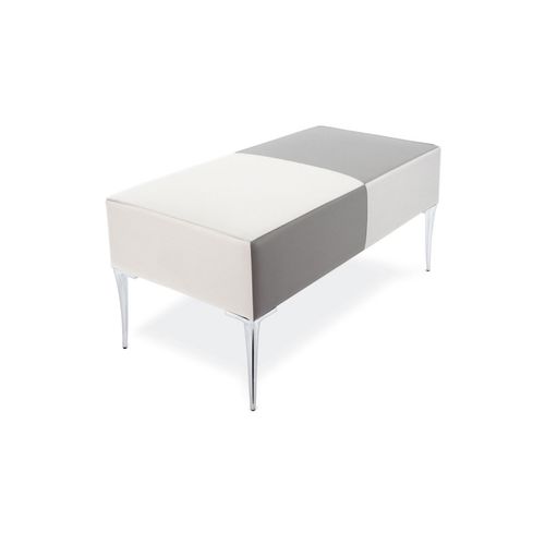 Divanetto imbottito contemporaneo - BAGUA 2 - Gamma & Bross - in tessuto / in vinile / con supporto in legno