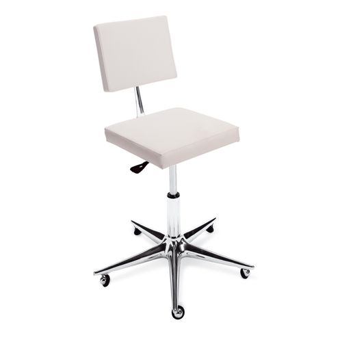 Sgabello operativo contemporaneo - ONEIDA CUT - Gamma & Bross - in vinile / con supporto in metallo / con base a stella