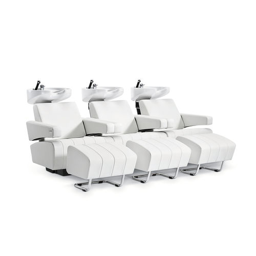 Lavatesta con poggiapiedi - LAVASIT DINER / LAVASIT DINER SHIATSU - OLYMP - in pelle / 2 posti / 3 posti