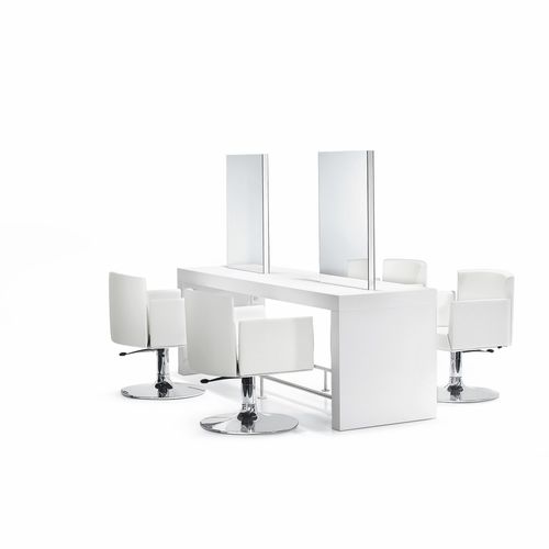 Mobile da toeletta contemporaneo - SQUARE - OLYMP - in legno / da parete / per parrucchiere