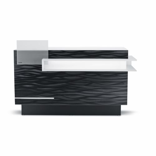 Banco reception modulare - SENSO - OLYMP - in legno / in Plexiglas® / luminoso