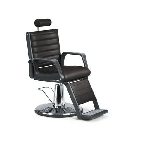 Poltrona da parrucchiere contemporanea - 3100 - OLYMP - in ecopelle / in acciaio inossidabile / con pompa idraulica