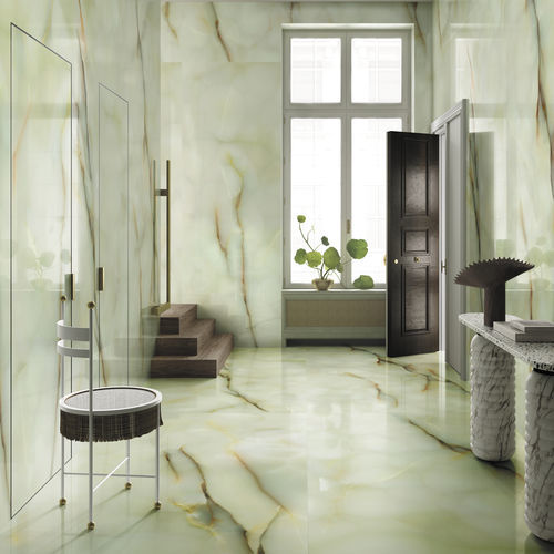 Piastrella in gres porcellanato - TELE DI MARMO PURE ONYX - EMILGROUP - lucida / finitura naturale / da interno