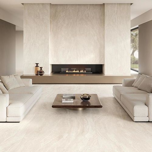 Piastrella in gres porcellanato - DUAL TRAVERTINE - EMILGROUP - finitura naturale / da interno / da esterno