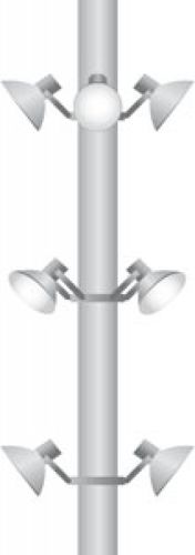 Lampione urbano - TOWER - Simon Lighting - contemporaneo / in acciaio / multiplo